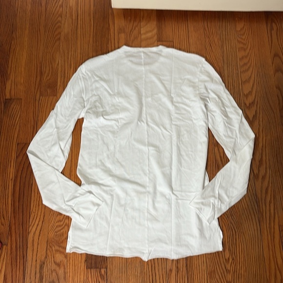 COTTON CITIZEN Jagger Long Sleeve Shirt White  Small NWT - Picture 4 of 13